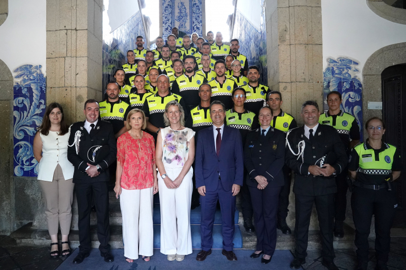 Assinatura de contratos dos novos polícias municipais