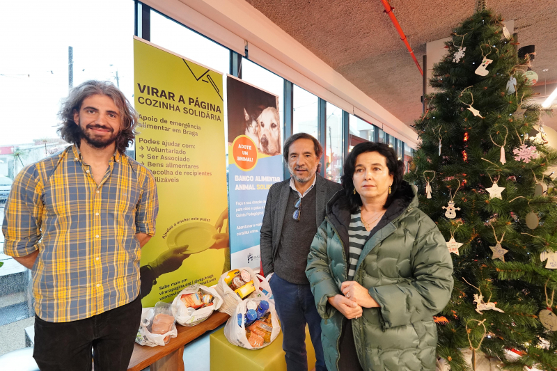 Campanha solidária angaria bens para a associação Virar a Página e para o Banco Alimentar Animal