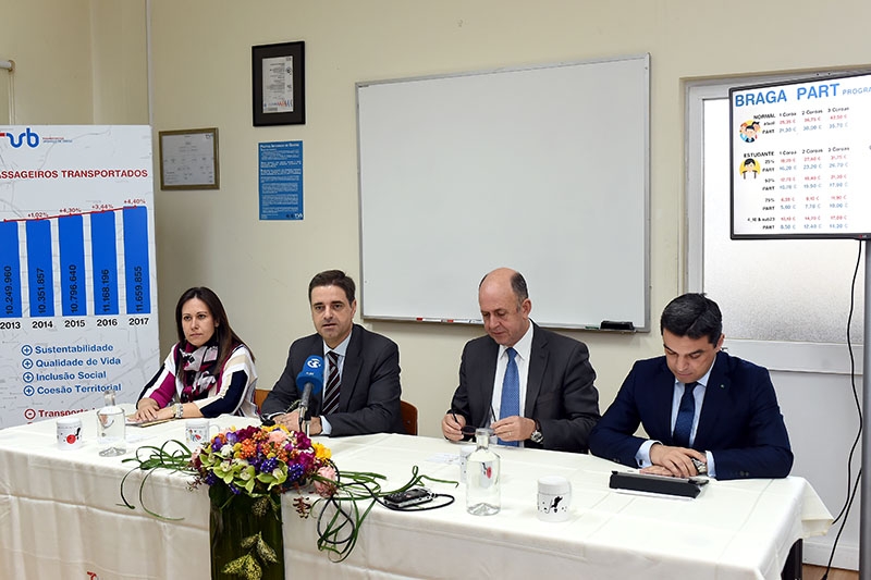 Novos tarifários dos TUB em vigor a 1 de Abril