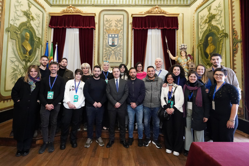Comitiva europeia de visita a Braga