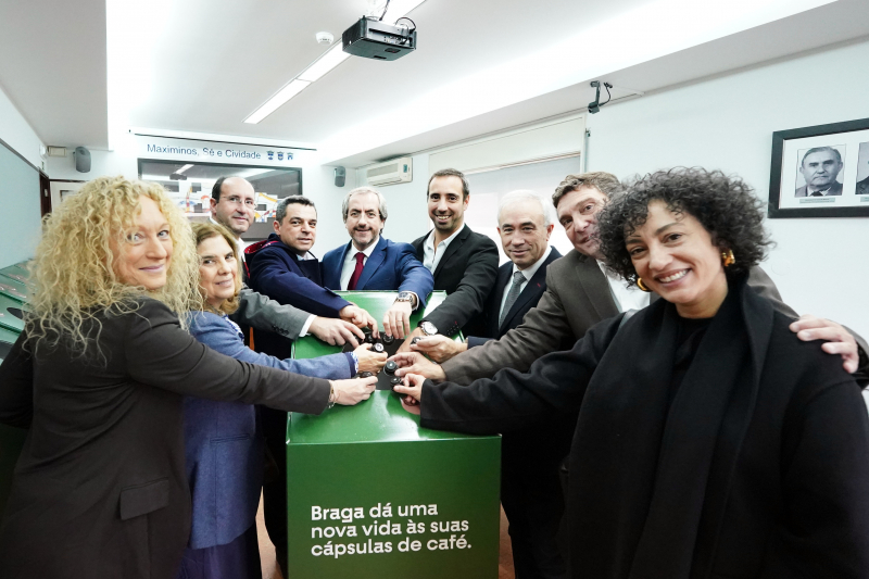 Braga dá nova vida às cápsulas de café
