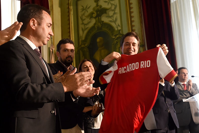 SC Braga recebido nos Paços do Concelho por ocasião da conquista da Taça de Portugal