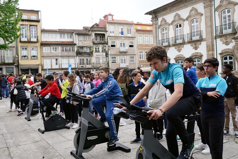 Alunos de Braga pedalaram pela leitura