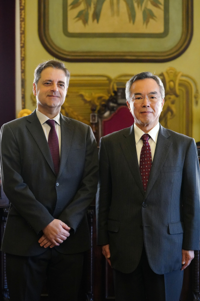 Embaixador do Japão de visita aos Paços do Concelho