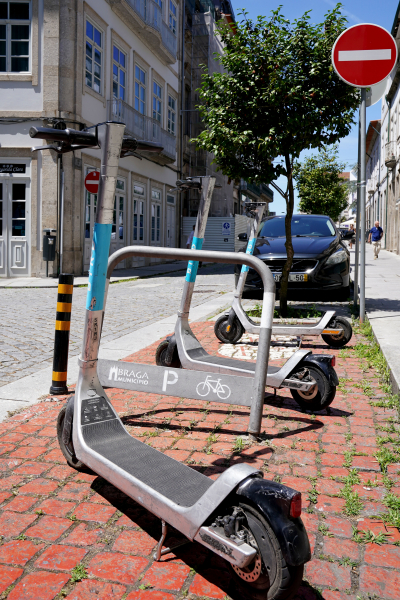Município de Braga suspende trotinetas partilhadas para reforçar segurança e preparar nova regulamentação