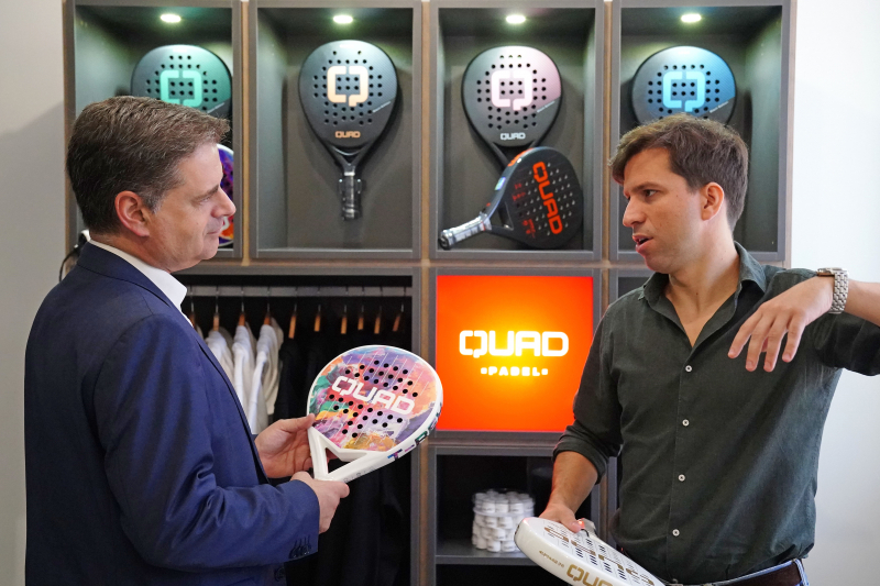 Empresa de Braga é referência na produção de raquetes de padel