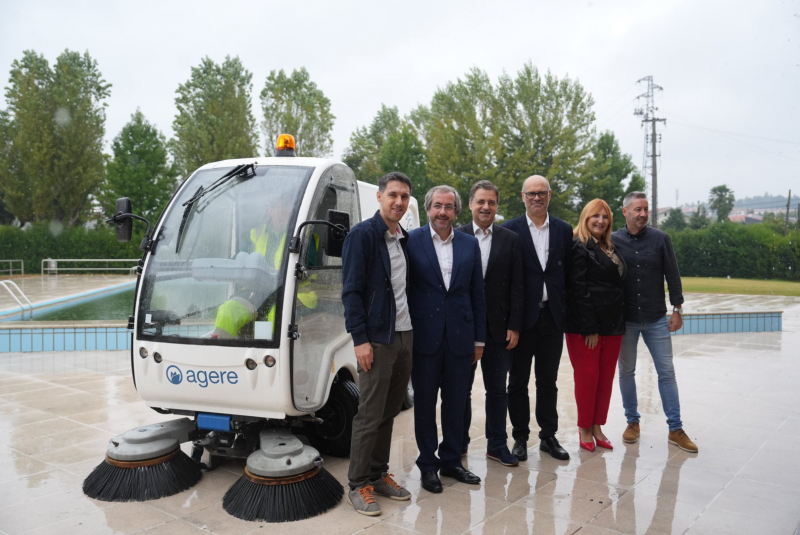 Varredora eléctrica da AGERE chega às freguesias de Braga para melhorar serviço de limpeza
