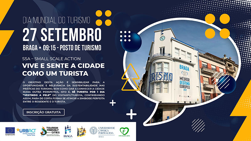 No Dia Mundial do Turismo “Vive a Cidade como um Turista”