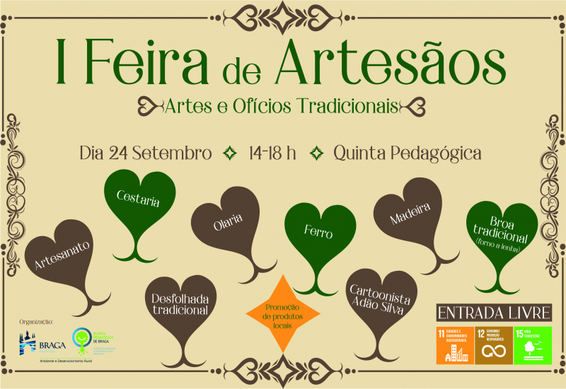 Quinta Pedagógica de Braga promove I Feira de Artesãos