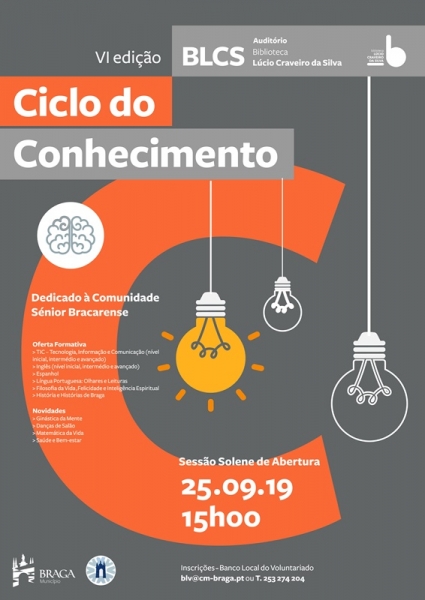‘Ciclo do Conhecimento’ com novas ofertas formativas