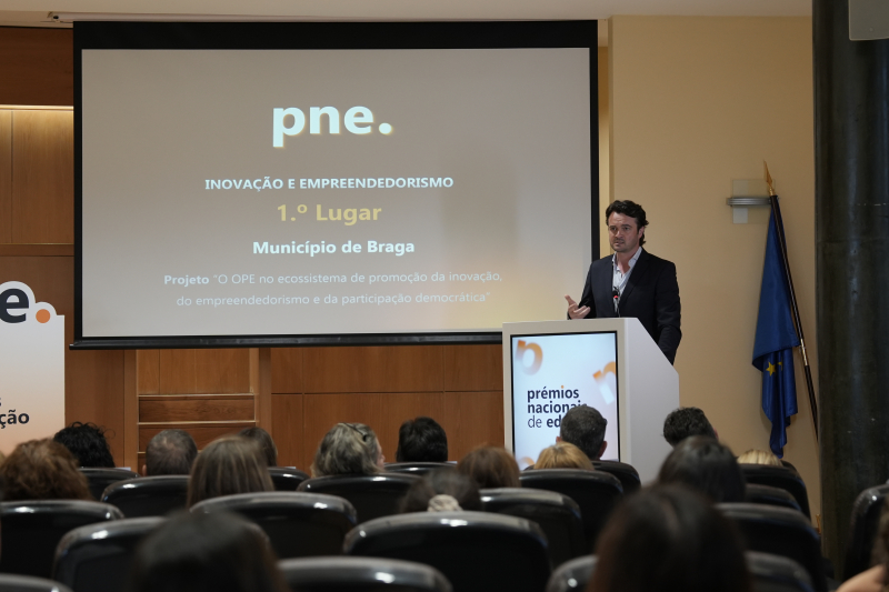 Braga vence Prémio Nacional da Educação com projecto inovador de participação escolar