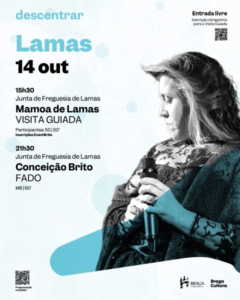 Descentrar parte à descoberta da Mamoa de Lamas e leva noite de fado com Conceição Brito