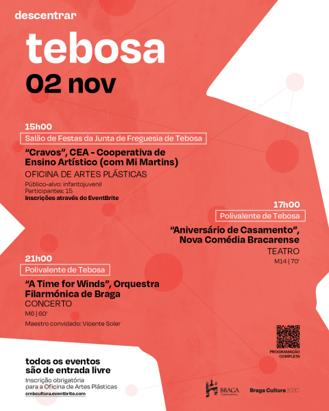Tebosa recebe Descentrar com oficina artística, teatro e música