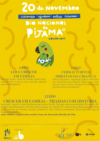 Braga celebra Convenção dos Direitos da Criança com ‘missão pijama’

