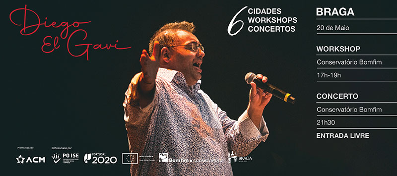 Espectáculo de Diego El Gavi promove música cigana em Braga