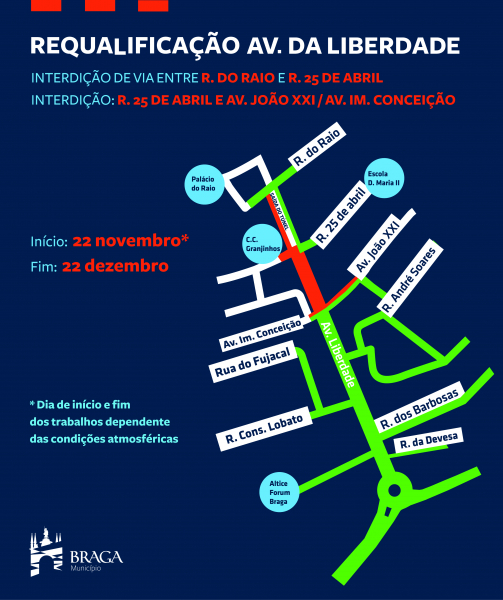 Informação: Requalificação da Avenida da Liberdade