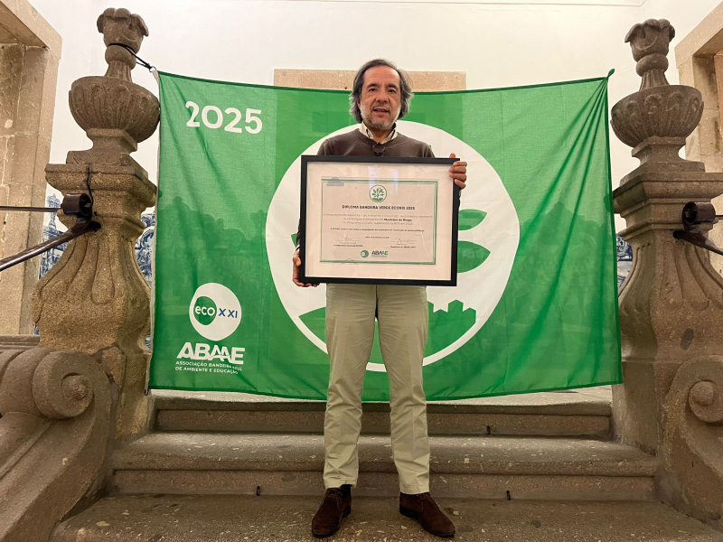 Município de Braga conquista o Galardão Bandeira Verde ECOXXI com índice de 88,8%