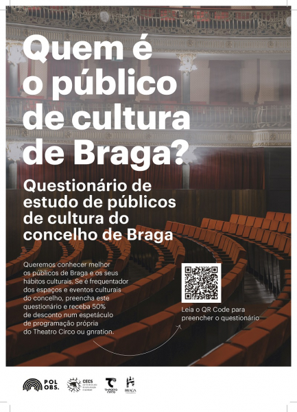 Município realiza estudo de Públicos de Cultura de Braga