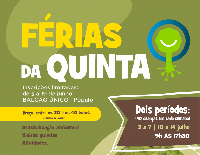 Quinta Pedagógica desenvolve programa de férias de Verão