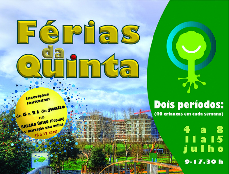 Município convida crianças a passar Férias Quinta Pedagógica de Braga