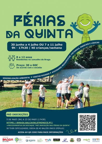  “Férias da Quinta” regressa com novas experiências ambientais e culturais para crianças de Braga