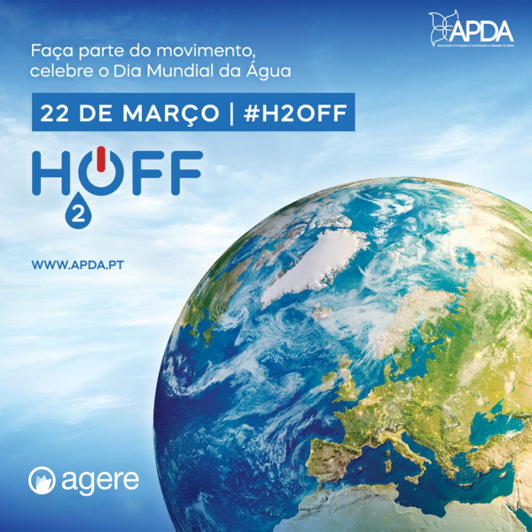 Campanha ‘H2Off’ sensibiliza para uso eficiente da água