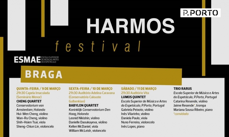 HARMOS Festival traz três concertos a Braga
