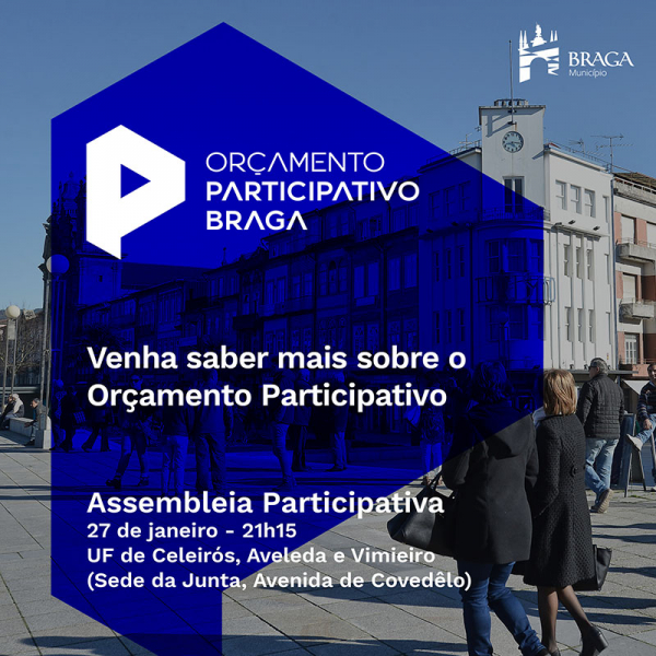 Próxima Assembleia Participativa do OP realiza-se Sexta-feira