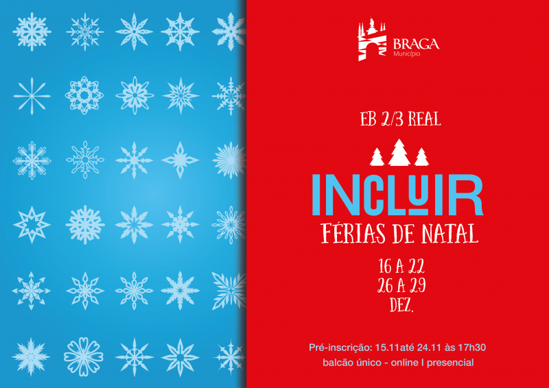 Município de Braga abre inscrições para o Programa [inclu]IR Férias de Natal