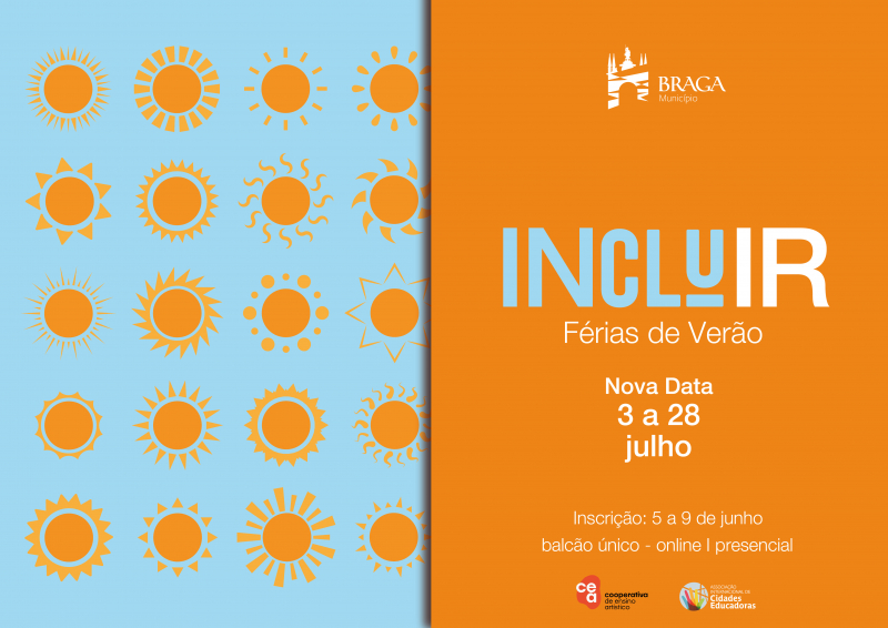 Município de Braga abre mais 30 vagas para o programa de Férias Inclusivas de Verão