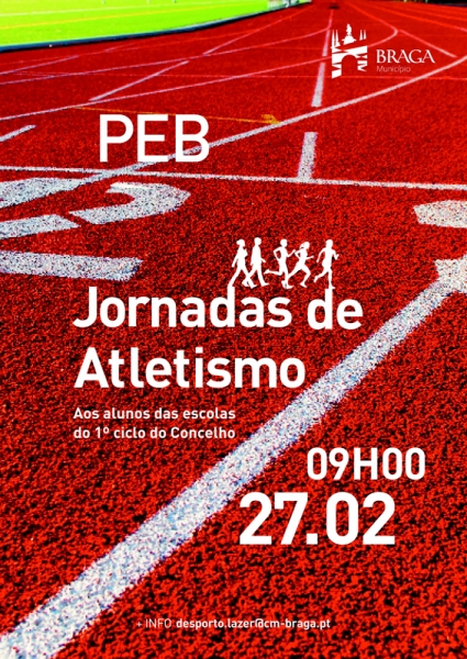 Jornadas de Atletismo no Parque de Exposições de Braga