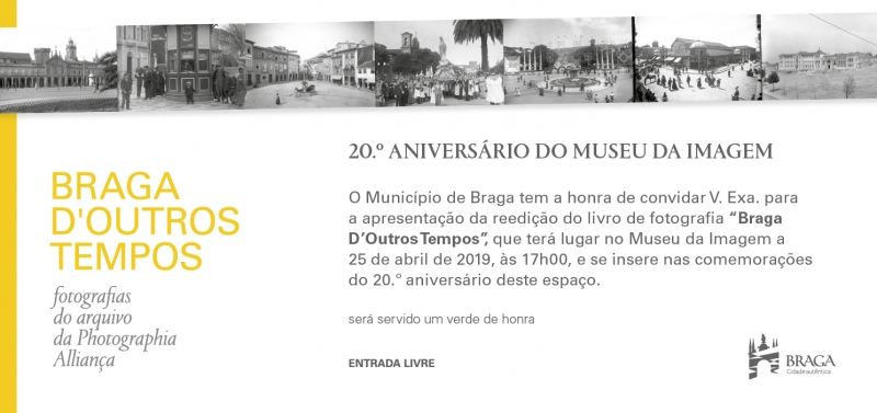 Vinte anos do Museu da Imagem celebrados com reedição da obra ‘Braga D’Outros Tempos’