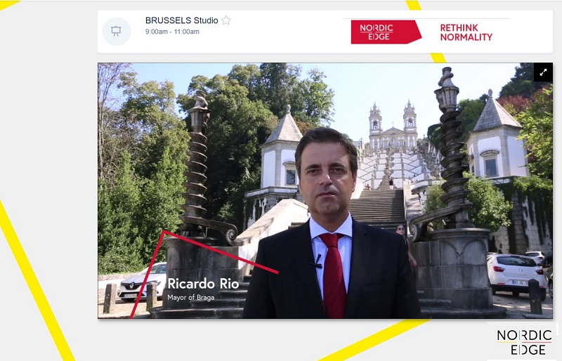 Ricardo Rio abordou estratégia de neutralidade carbónica de Braga até 2030 na Nordic Edge Expo