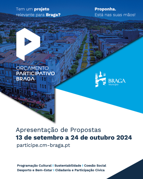 Orçamento Participativo de Braga abre fase de apresentação de propostas