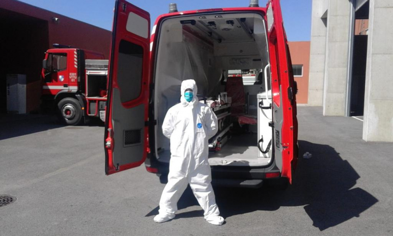 Município dotou Bombeiros Sapadores de meios materiais para protecção face ao Covid-19