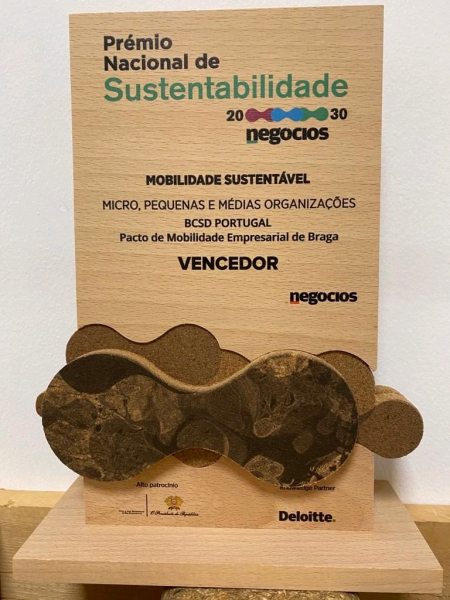 Pacto de Mobilidade Empresarial de Braga vence prémio Nacional de Sustentabilidade