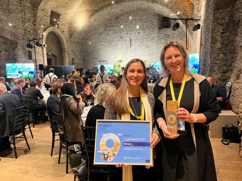 Braga vence prémio da Semana Europeia da Mobilidade