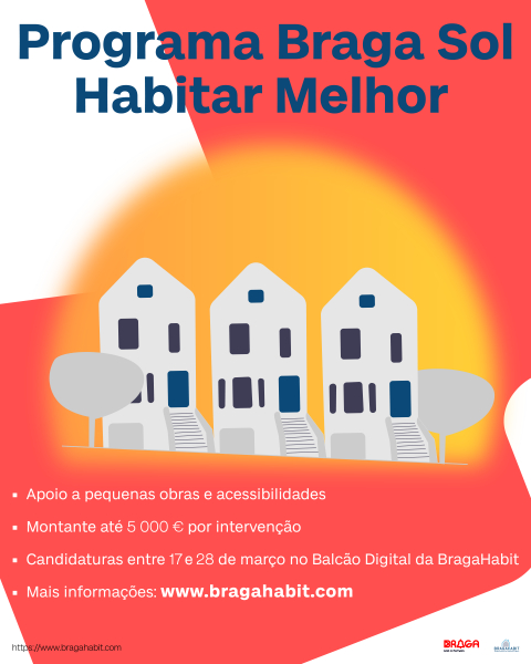 BragaHabit lança nova edição do programa Braga Sol - Habitar Melhor