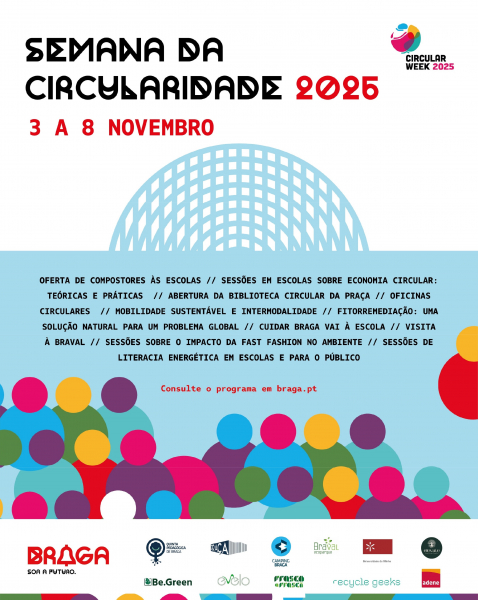 Semana da Circularidade decorre entre os dias 3 e 8 de novembro