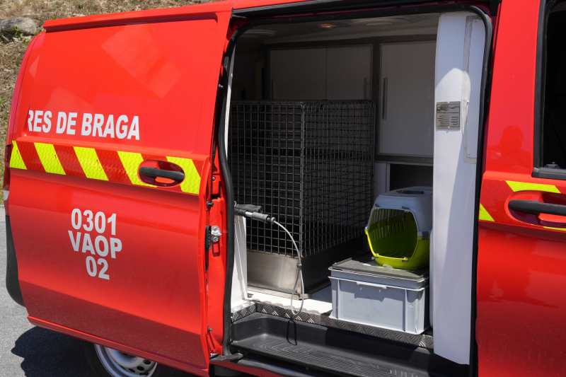 Viatura de Socorro Animal de Braga resgata 548 animais em 2025