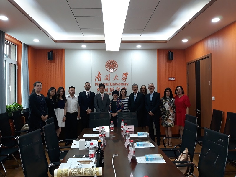 Delegação de Braga de visita à China no âmbito do projecto de ensino de Mandarim