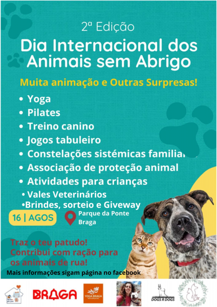 Dia Internacional dos Animais Sem-Abrigo assinalado no Parque da Ponte