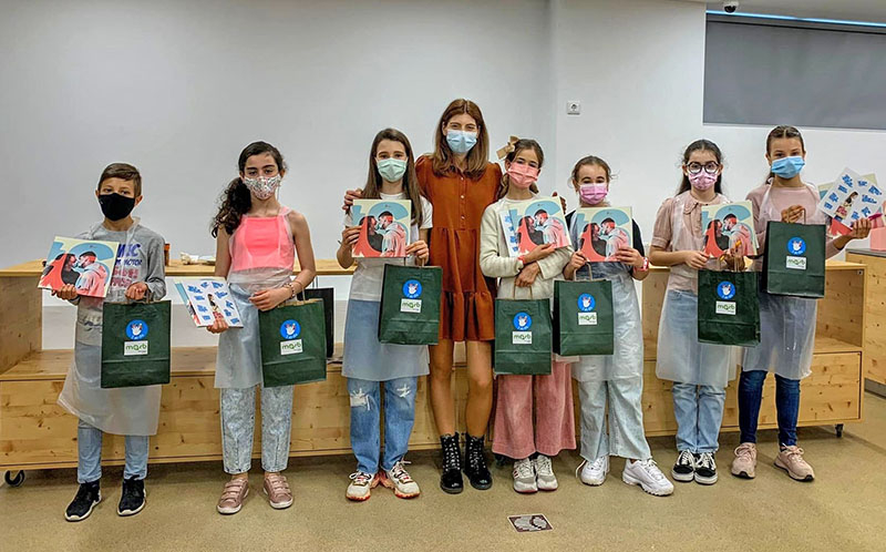 Praça sensibiliza crianças para uma alimentação saudável 
