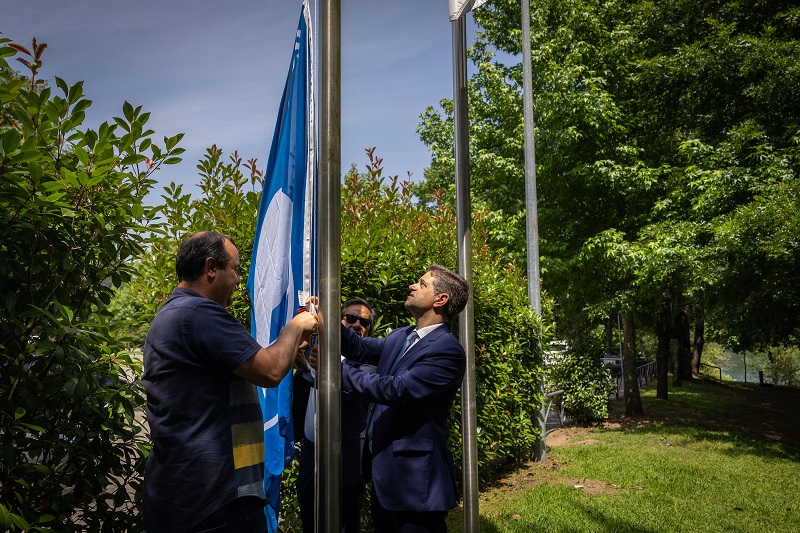 Bandeira Azul atesta qualidade da Praia Fluvial de Adaúfe