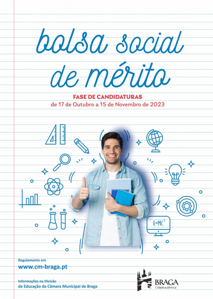 Município de Braga volta a atribuir Bolsa Social de Mérito