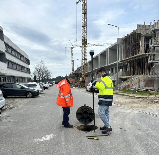 Município de Braga realiza cadastro da rede pública de drenagem de águas pluviais