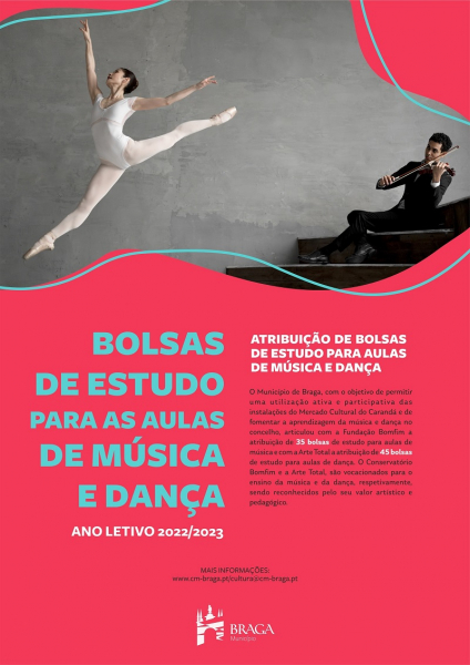 Bolsas de Estudo para aulas de música e de dança