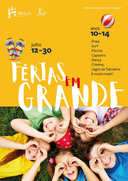 ´Férias em Grande’ decorrem entre os dias 12 a 30 de Julho