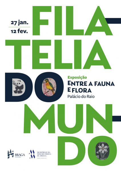 Palácio do Raio recebe exposição “Filatelia do Mundo. Entre a Fauna e Flora” 
