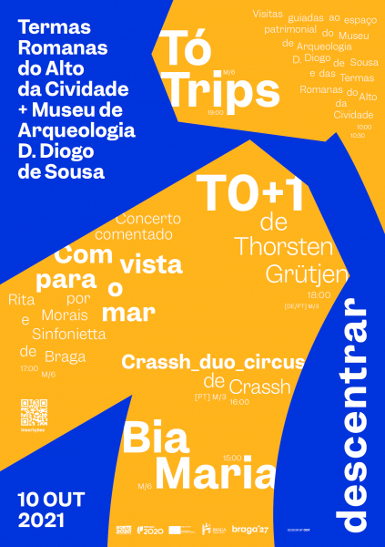  “Descentrar” leva iniciativas culturais às Termas da Cividade e ao Museu D. Diogo de Sousa